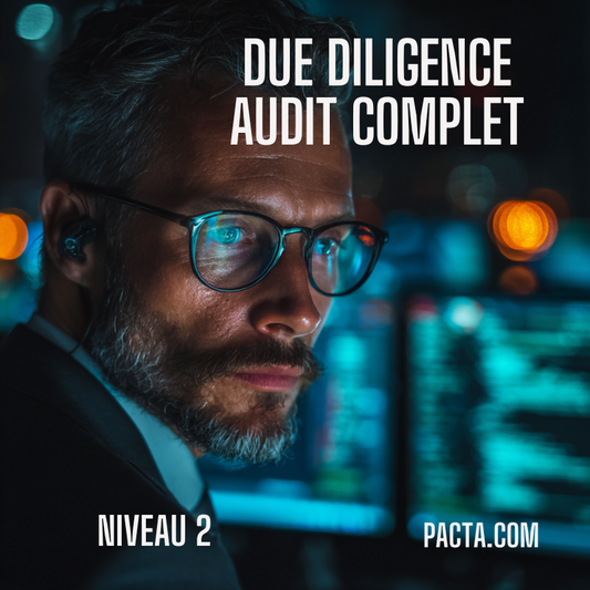 Audits Due Diligence — Protégez-vous des sites frauduleux - Niveau 2 Audit Complet