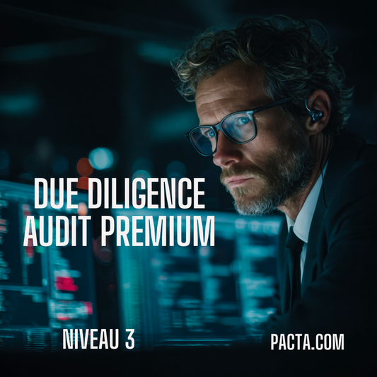 Audits Premium Due Diligence — Protégez-vous des sites frauduleux - Niveau 3