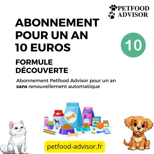 Abonnement à Petfood Advisor pour un an, formule découverte sans engagement