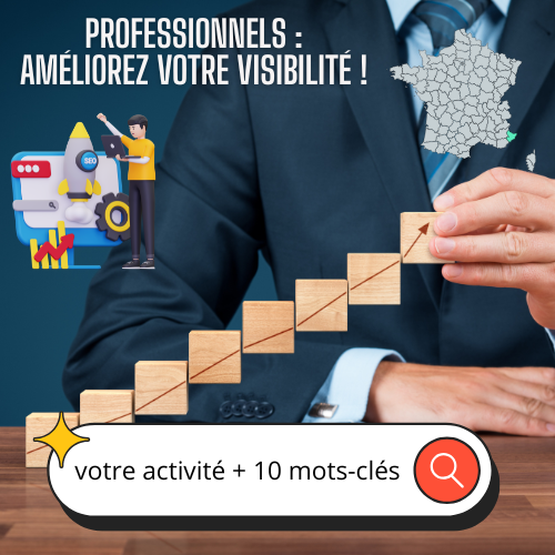Référencement “votre entreprise + 10 mots clés”